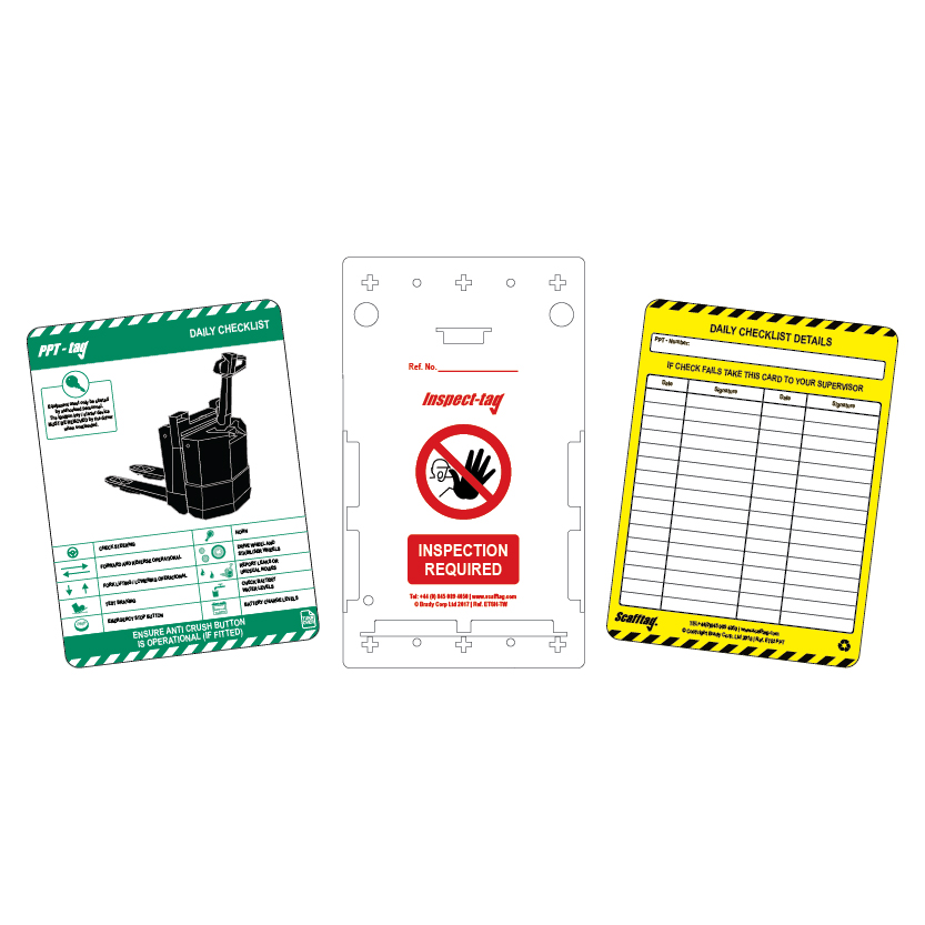 Pallet Truck Tags Scafftag