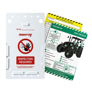 Tractor Tag (1 Holders, 5 Inserts, 1 Pen)