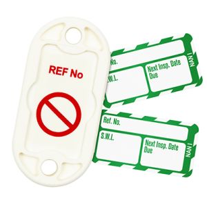 Nanotag for Lifting Equipment: SWL Next Insp. Date Due (Pack of 20)
