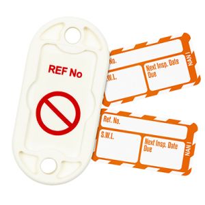 Nanotag for Lifting Equipment: SWL Next Insp. Date Due (Pack of 20)