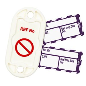 Nanotag for Lifting Equipment: SWL Next Insp. Date Due (Pack of 20)