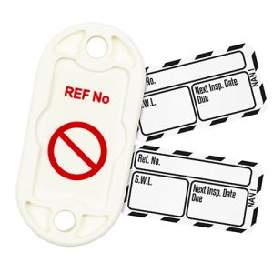 Nanotag for Lifting Equipment: SWL Next Insp. Date Due (Pack of 20)