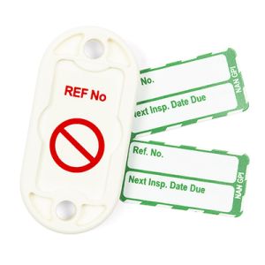 Nanotag Tag for Steps & Stools - Next Inspection Date Due (Pack of 20)