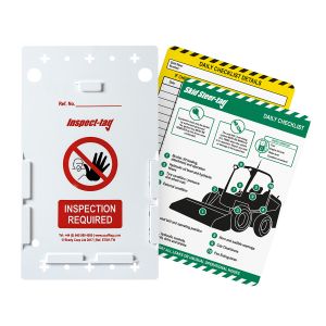 Skid Steer-tag-3 Holders, 15 Inserts, 1 Pen