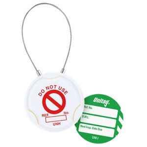 Unitag for Lifting Equipment - 'SWL' Next Inspection Date Due (Pack of 20)