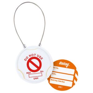Unitag for Lifting Equipment - 'SWL' Next Inspection Date Due (Pack of 20)
