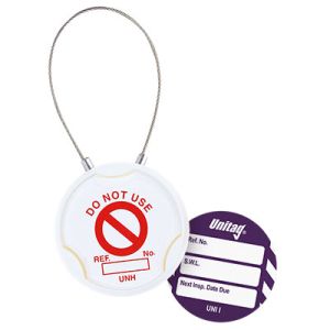 Unitag for Lifting Equipment - 'SWL' Next Inspection Date Due (Pack of 20)