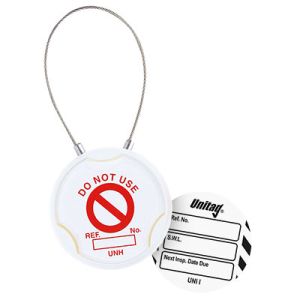 Unitag for Lifting Equipment - 'SWL' Next Inspection Date Due (Pack of 20)