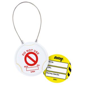 Unitag for Lifting Equipment - 'SWL' Next Inspection Date Due (Pack of 20)
