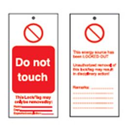 DO NOT TOUCH Lockout Tagout | Scafftag.co.uk