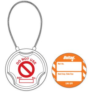 Unitag for Lifting Equipment - Next Inspection Date Due (Pack of 20)