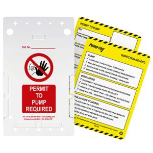 Permit to Pump Tag