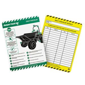 Dumper Truck Tag Insert