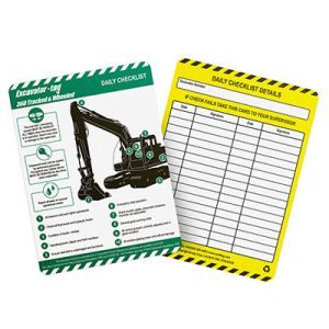 Excavator Tag Insert