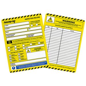 Fencing Tag Inserts