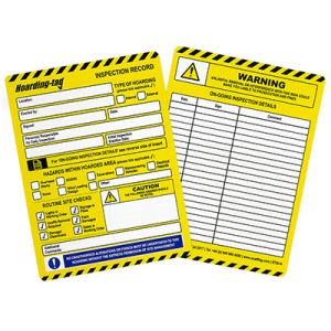 Hoarding Tag Inserts