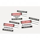 Labels for Aluminium Padlocks (Pack of 6)