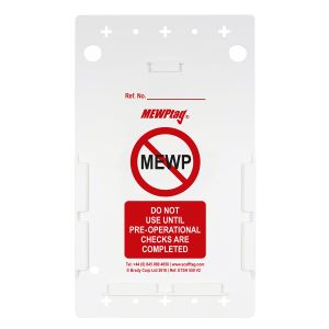 MEWP Tag Holders (Pack of 10)