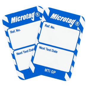 Microtag Inserts - "Next Test Date"
