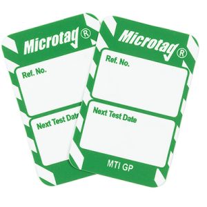 Microtag Inserts - "Next Test Date"