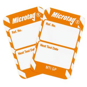 Microtag Inserts - "Next Test Date"