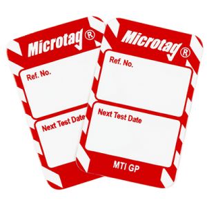 Microtag Inserts - "Next Test Date"