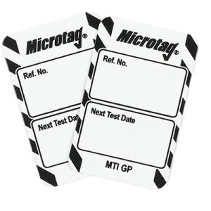 Microtag Inserts - "Next Test Date"