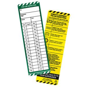 Soft Services Inspection Tag Insert