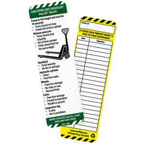 Pallet Truck Tag - Insert