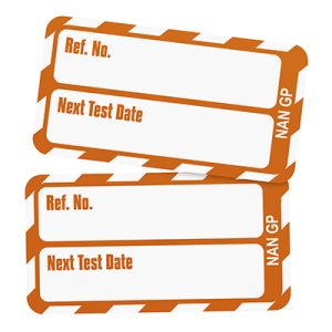Nanotag Insert - Next Test Date