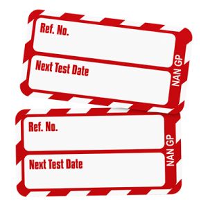 Nanotag Insert - Next Test Date