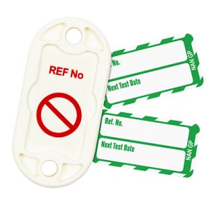 Nanotag Tag for Steps & Stools - Next Test Date (Pack of 20)