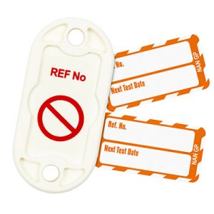 Nanotag Tag for Steps & Stools - Next Test Date (Pack of 20)