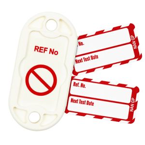 Nanotag Tag for Steps & Stools - Next Test Date (Pack of 20)