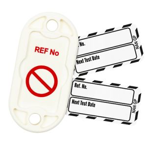 Nanotag Tag for Steps & Stools - Next Test Date (Pack of 20)
