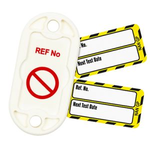 Nanotag Tag for Steps & Stools - Next Test Date (Pack of 20)