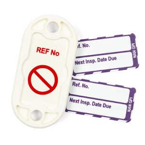 Nanotag Tag for Steps & Stools - Next Inspection Date Due (Pack of 20)
