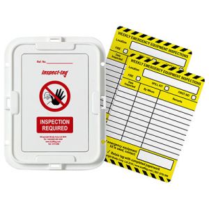 Weekly Emergency Kit Inspection (10 holders, 10 inserts 1 pen)