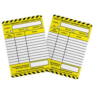 Weekly Emergency Kit Inspection - Insert