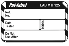 PAT Adhesive Label - pack of 50