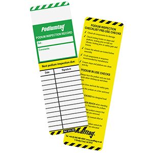 Podium Tag Insert
