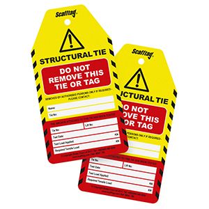Structural Tie Test Tag (Pack of 50)