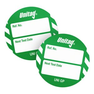 Unitag Inserts - Next Test Date
